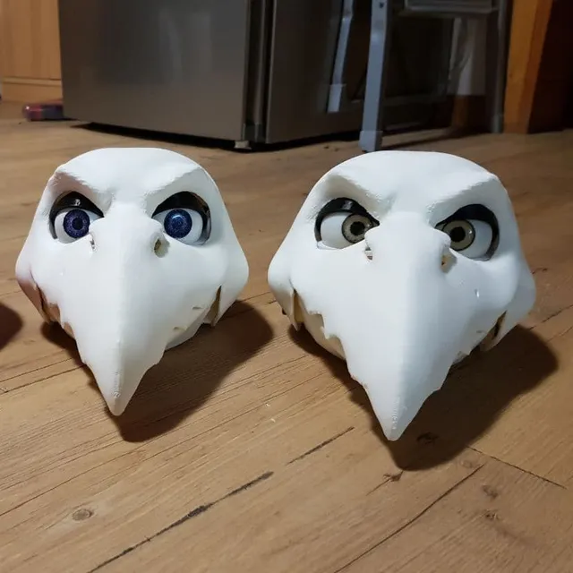 Make of Puppet-head base - version 83 - fantasy crow by Tioh | Download ...