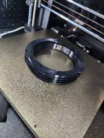 4 inch hose adapter to 5 inch AC window vent by AKA | Download free STL ...