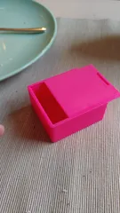 Sliding lid box in various sizes