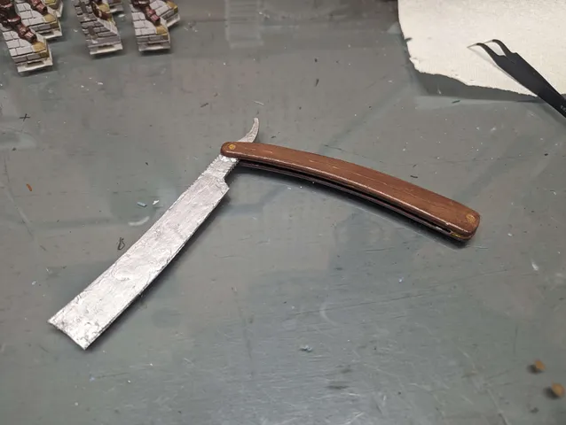 Straight Razor Prop by Angrysquirrel | Download free STL model ...