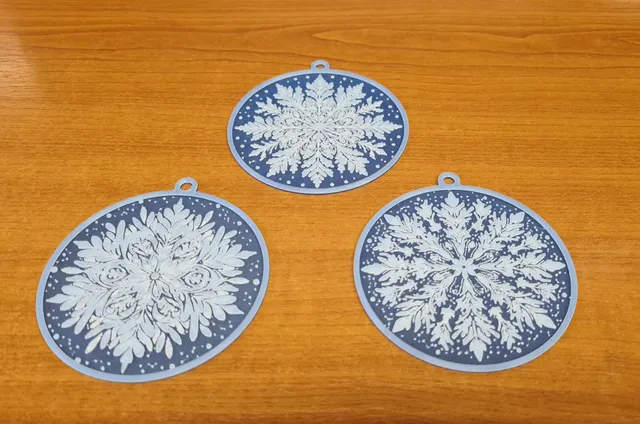 Make of Snowflake Ornaments by Tomas Riffler | Download free STL model ...