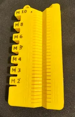 Screw measuring tool, M2-M10, 4-120mm
