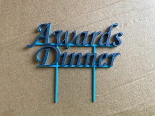 Customizable Cake Topper