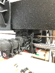 MK3S and MK3S+ X carriage back separated parts