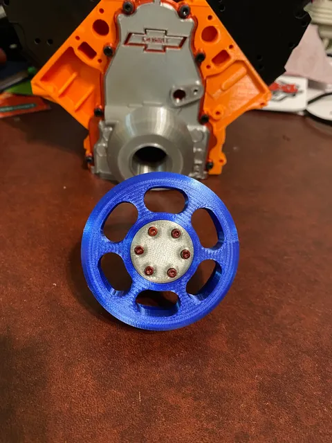 Make of 11/15.Main Pulley extension for the LS3 Chevy Engine by ...