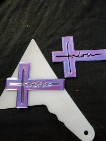 Faith Cross by SpartanMetalWorks | Download free STL model | Printables.com