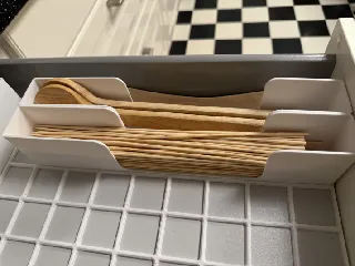 Kitchen Gridfinity w/ Solid Bases