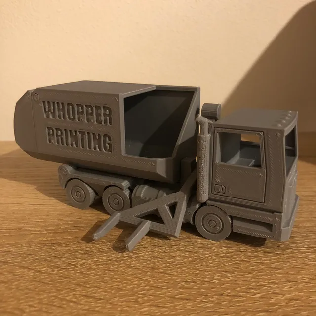 Make of Functional Print-In-Place Garbage Truck by dabovos | Download ...