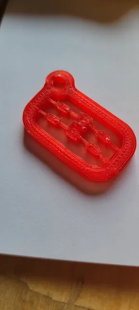 Make of Keychain Fidget Toy (Compliant Mechanism) by Ts3dprints ...