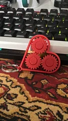 HEART GEAR KEYCHAIN