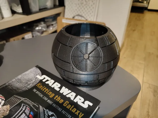 Death Star Yarn Bowl by BannMakes