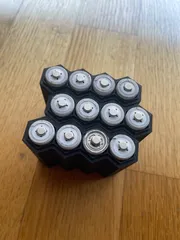 Stackable AA Battery Holder