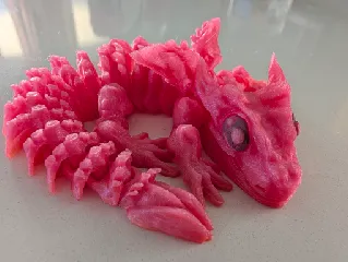 Glorious Baby Dragon - Articulated - Print in Place - No Supports - Flexible - Fantasy