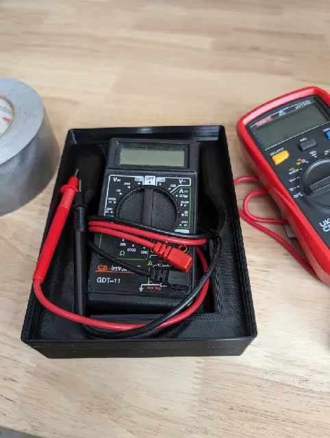 Make of Gridfinity - multimeter holder by Teppetuary | Download free ...