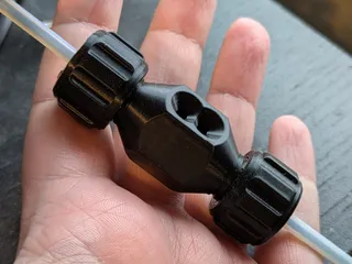 PTFE bowden tube connector