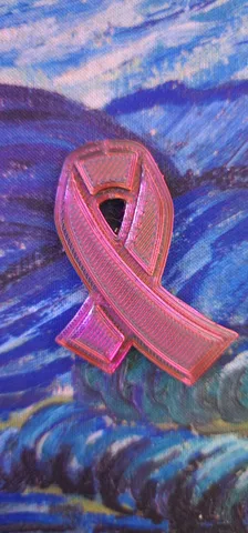 Cancer Ribbon Keychain by DelsinC | Download free STL model ...