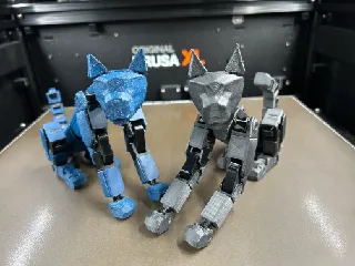 Gyro 7 Printable Jointed Cat by Neybao | Download free STL model ...