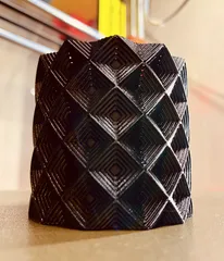 Bismuth Crystal Plant pot and Planter - Vase mode design