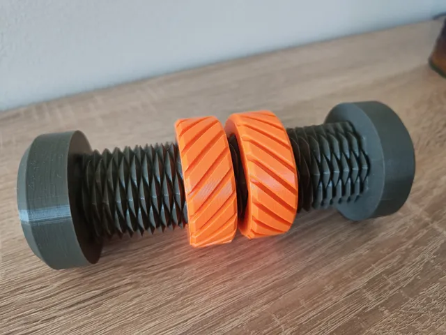 Dual Thread Fidget Toy by ModularManiac | Download free STL model ...