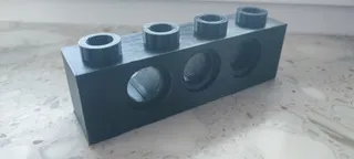 Lego Compatible (3701.dat) Technic Brick  1 x  4 with Holes
