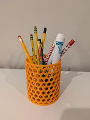 Stylish Hexagonal Pen Cup