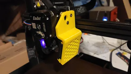 Ender 3 V3 SE Lightweight Fan Shroud by Sand, Download free STL model