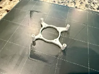 Raspberry Pi fan holder for M3 brass insert
