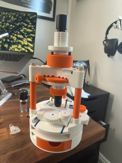 Make of GALILEO Modular Microscope by Chad Lipscomb | Download free STL ...