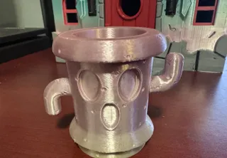 Lloid (Animal Crossing gyroid) planter