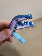 Dino-Clip Mechanical CAM Chip-Clip (PRINT-IN-PLACE)