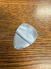 Vintage guitar pick with great grip!