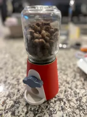 Simple Mason Jar Candy Machine - Updated with printable pin for assembly