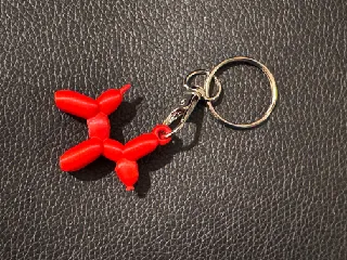 Balloon Dog Keychain