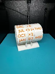 Perpetual calendar with mechanically automatic day of the week : Ver.2