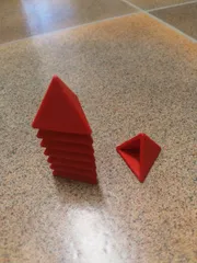 Tetrahedron To Help Surface Treatment | Painters Triangle | Woodworking / Paint Cones