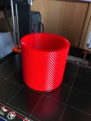 Tactile Spiral Vase Pen Cup