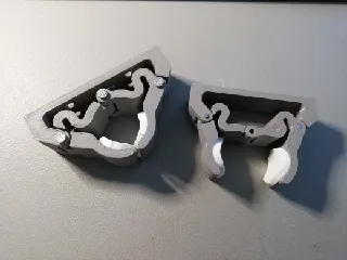 Customisable Latching Broom Holder