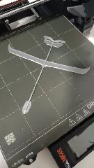 Ultralight 2gram Glider (print in place)