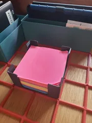 Gridfinity post-it sticky notes stack container