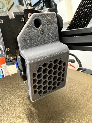 Ender 3 V3 SE Lightweight Fan Shroud by Sand, Download free STL model