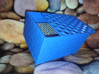 Even more Hexed Box for Playing Cards with Convenient Sliding Lid