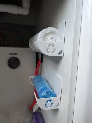 Slightly Over Engineered Trash Bag Roll Holder