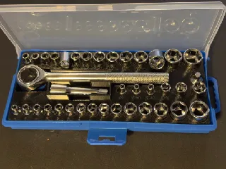 Pittsburg 3/8 in 40 Pc socket set insert