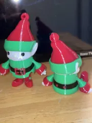 Articulated Christmas Toys Multimaterial