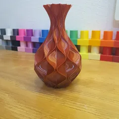 Sinusoidal Ripple Vase Mode Flower Vase 7