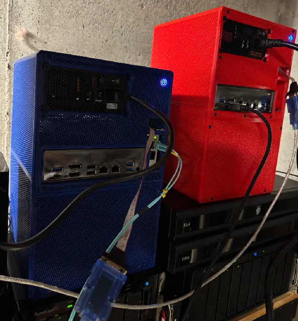 Make of NAS CASE 6bay (+3 SSD) by aszajlai Download free STL model