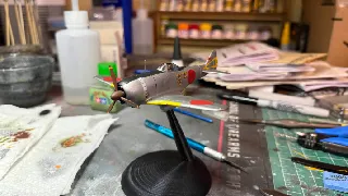 Airplane model stand