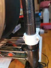Webcam wire shelving pole mount