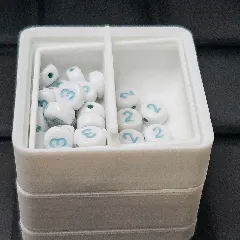 Gridfinity 1x1/1x2 bin 2x divider Add-on for cases