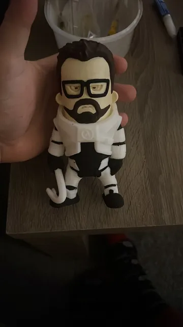 Make of Mini Gordon Freeman by mst4stny | Download free STL model ...